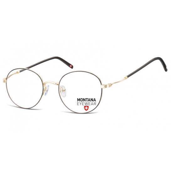 Lenonki okulary  Oprawki optyczne MM598D czarno-złote